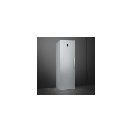 SMEG Cong. Vertical NF 186x59,5x65, Efecto INOX, E, Display LCD