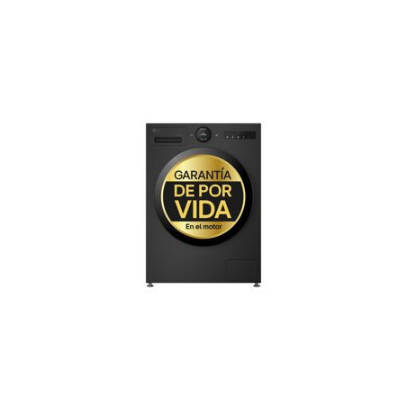 LG Lavad. C/F 9Kg 1400rpm, Grafito Mate, A-40%, Vapor+, TurboWash 360º, Wifi