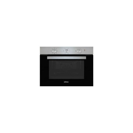 EDESA Horno 45 cm. Multif. 4, Puerta de cristal negro y panel de control Inox, Esmalte “ETC” de facil limpieza. Sistema de