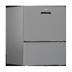 BEKO Combi NF 203,5x59,5x66,3, Inox, C, BEYOND, Inverter, Display, Apertura 90º, Harvestfresh, 2 cajones