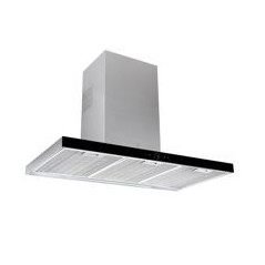 TEKA Campana box 90cm. DLH 986 T INOX, 69db, frente cristal negro, 701m3, 53dB, A+