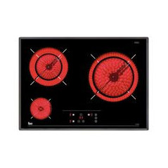 TEKA Vitro 3F, TR 5300, 2 zonas dobles 12/18 y 18/23, Biselada, Fondo 435 mm.