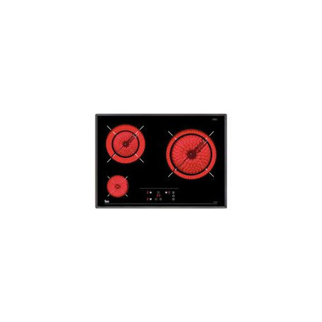 TEKA Vitro 3F, TR 5300, 2 zonas dobles 12/18 y 18/23, Biselada, Fondo 435 mm.