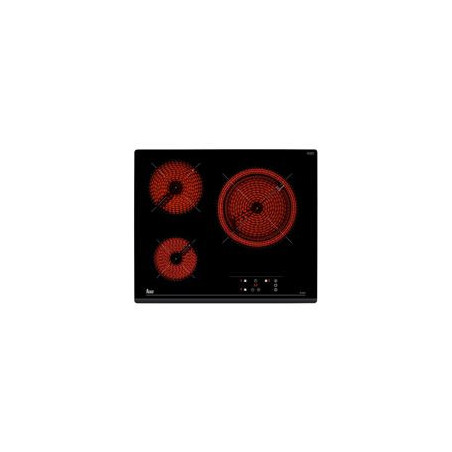 TEKA Vitro 3F, TZ 6315, Zona doble 21/27 cm. Bisel Frontal, Sistema Fast-Click