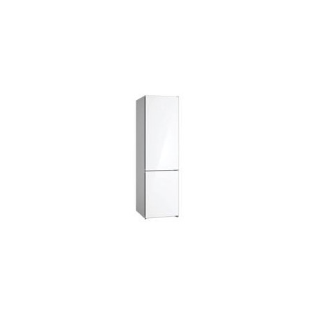 BALAY Combi NF 203x60x66,5, Puertas Cristal Blanco, C, ExtraCold/ExtraFresh, Tirador vertical integrado.