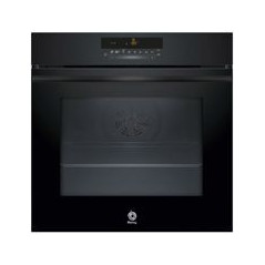 BALAY Horno Pirolit./Aqualisis Multif. 12 con f. freidora de aire, A+, , HC, Cristal Negro, Control tactil Deslizante, 40
