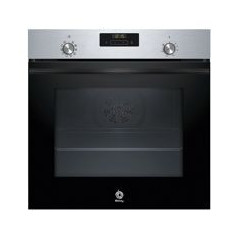 BALAY Horno Multif. 7, A+, Aqualisis, Ap. Abatible, Cristal negro/inox., Control Comfort, Railes 1 nivel, Mandos ocultables.