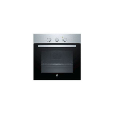 BALAY Horno Multif. 5, Inox, A, Gradas cromadas, Mandos fijos