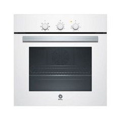 BALAY Horno Multif. 5, Blanco, A, Gradas cromadas, Mandos fijos