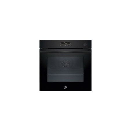 BALAY Horno Pirolit./Aqualisis Multif. 8 con f. vapor Plus y f. freidora de aire, A+, 71L, F, Cristal Negro, Control tactill
