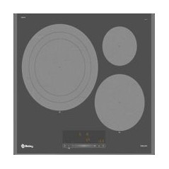 BALAY Induccion 3F, HC, Antracita/Biselada, Control Deslizante, zona de 32 cm., control de temperatura en 11 niveles en 2