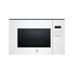 BALAY Microondas Integr. 20L sin marco, Cristal Blanco, 38 cm. Aqualisis, Ap. lateral izquierda, Control Deslizante, 8 recetas