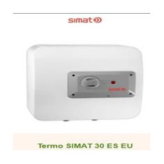 SIMAT Termo electrico 30L SIM 30 ES EU, Instalacion sobre lavamanos, Regulacion exterior