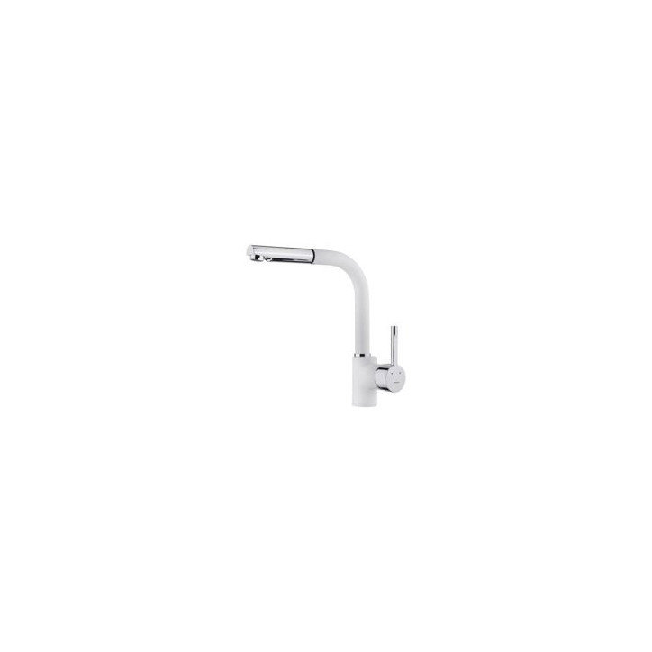 TEKA Grifo Cocina ARK 938 Blanco, caño alto
