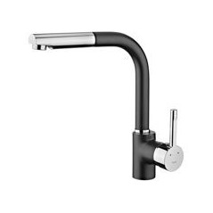 TEKA Grifo Cocina ARK 938 Negro, caño alto
