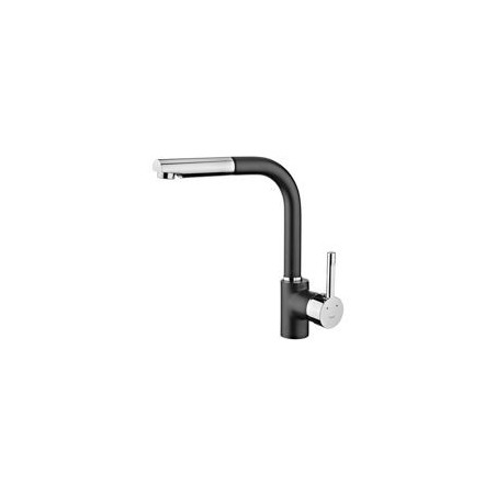 TEKA Grifo Cocina ARK 938 Negro, caño alto