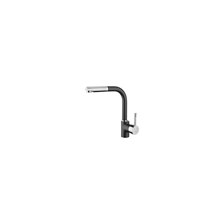 TEKA Grifo Cocina ARK 938 Negro, caño alto