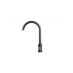 TEKA Grifo cocina UNI 9310 BK, Negro, caño alto