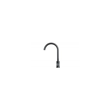 TEKA Grifo cocina UNI 9310 BK, Negro, caño alto