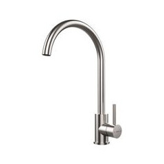 TEKA Grifo cocina UNI 9310 XP, Inox, caño alto