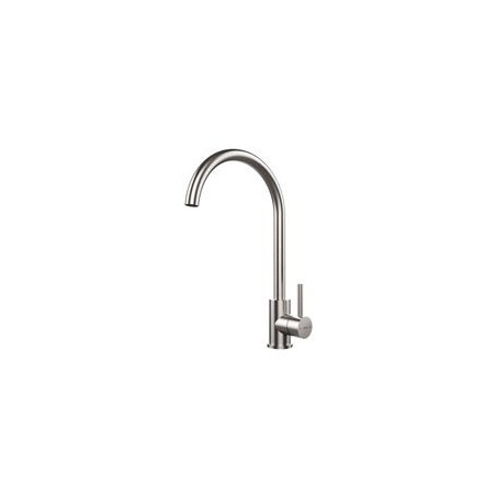 TEKA Grifo cocina UNI 9310 XP, Inox, caño alto