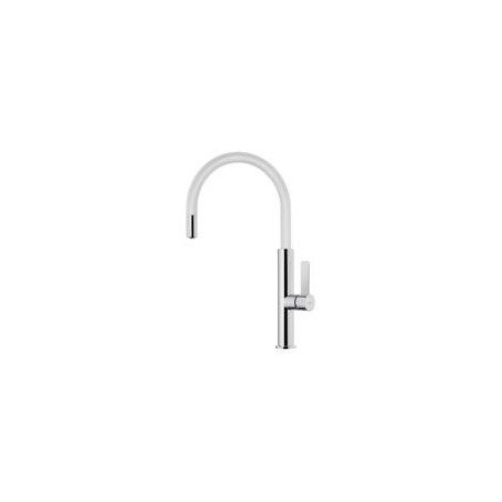 TEKA Grifo CocinaTOP FOT 995 Cromo/Blanco, caño alto