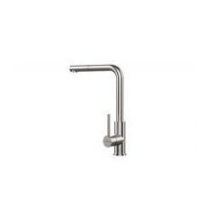 TEKA Grifo cocina UNI 9331 XP, Inox, caño alto, extraible