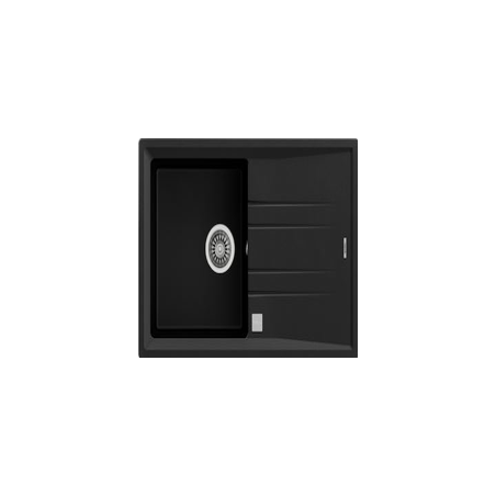 TEKA Fregadero STONE 50 B-TG 1C 1E V.AUTO NEGRO