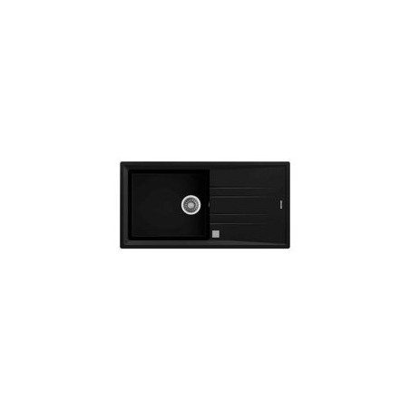 TEKA Fregadero STONE 60 L-TG 1C 1E V.AUTO NEGRO
