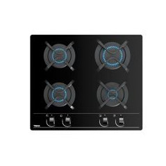 TEKA Encimera Cristalgas 4F But. GBC 64000 XBB, Eco Efficient