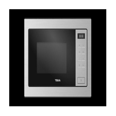 TEKA Microondas 25L Integr. MSEG 825 FI INOX 900w, Grill 1000w, Electronico, Plato giratorio de 31.5 cm. Interior Inox.