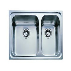 TEKA Fregadero Inox Classic 2C 80 1Ø, con orificio