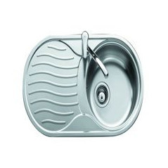 TEKA Fregadero Inox DR-80 1C 1E Izqda 1Ø Inox, con orificio