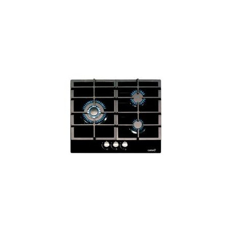 CATA Encimera cristalgas 3F, LCIB 6021 BK, uso exclusivo gas butano