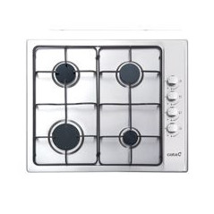 CATA Encimera Inox 4F, GIB 6004 X, Uso exclusivo gas butano
