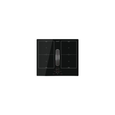 CATA Induccion 60 cm. con extractor integrado, AS-600 BK, 4F, Flex Zone, Motor Brushless, 531m3h/246m3/h, Filros lavables en