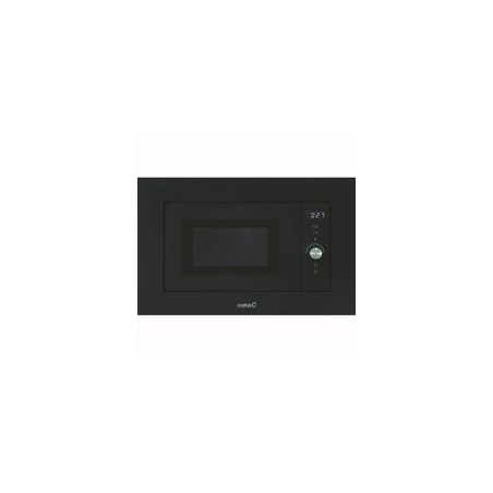 CATA Microondas 20L, Integr. MC-20 D BK, Negro, 700w, Grill 800w, Interior Inox