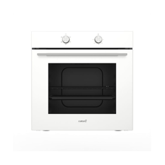 CATA Horno Estatico 4 func. SES 8004 WH, Cristal y tirador Blanco, limpieza Aquamart, cristal desmontable, 5 niveles para