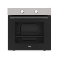 CATA Horno Estatico 4 func. SES 8004 X, Inox, limpieza Aquamart, Cristal desmontable, 5 niveles para colocacion de bandejas de