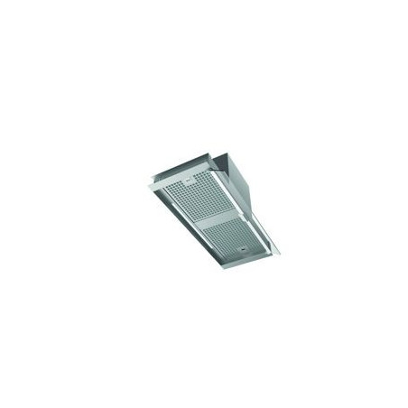CATA Campana Integrable CORONA X 80, Inox con visera abatible de cristal, 850m3/h, 50dB, control electronico, filtros premiun