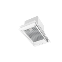 CATA Campana integrable CORONA WH 60, Blanca con visera abatible de cristal, 850m3/h, 50dB, control electronico, filtros premiun