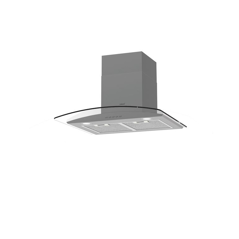 CATA Campana Cristal Curvo GAMMA 6010 GX, Inox, 806m3/h 43dB, A++. Panel de Control Electronico con temporizador de desconexion